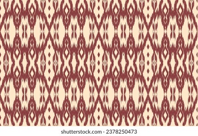 Ethnic abstract ikat art. Aztec ornament print. geometric ethnic pattern seamless  color oriental.  Design for background ,curtain, carpet, wallpaper, clothing, wrapping, Batik, vector illustration.