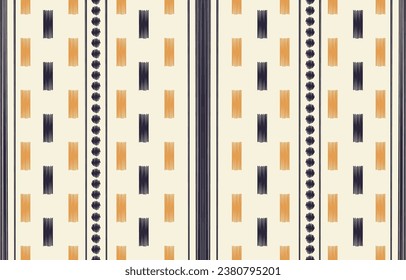 Ethnic abstract ikat art. Aztec ornament print. geometric ethnic pattern seamless  color oriental.  Design for background ,curtain, carpet, wallpaper, clothing, wrapping, Batik, vector illustration.