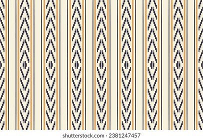 Ethnic abstract ikat art. Aztec ornament print. geometric ethnic pattern seamless  color oriental.  Design for background ,curtain, carpet, wallpaper, clothing, wrapping, Batik, vector illustration.