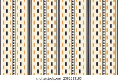 Ethnic abstract ikat art. Aztec ornament print. geometric ethnic pattern seamless  color oriental.  Design for background ,curtain, carpet, wallpaper, clothing, wrapping, Batik, vector illustration.