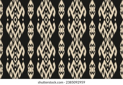 Ethnic abstract ikat art. Aztec ornament print. geometric ethnic pattern seamless  color oriental.  Design for background ,curtain, carpet, wallpaper, clothing, wrapping, Batik, vector illustration.