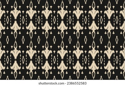 Ethnic abstract ikat art. Aztec ornament print. geometric ethnic pattern seamless  color oriental.  Design for background ,curtain, carpet, wallpaper, clothing, wrapping, Batik, vector illustration.