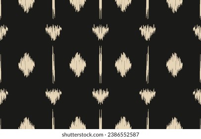 Ethnic abstract ikat art. Aztec ornament print. geometric ethnic pattern seamless  color oriental.  Design for background ,curtain, carpet, wallpaper, clothing, wrapping, Batik, vector illustration.