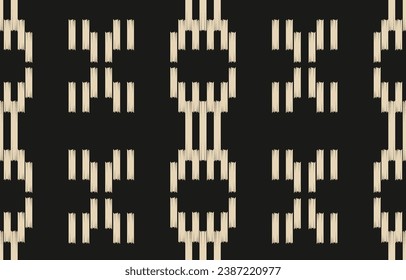 Ethnic abstract ikat art. Aztec ornament print. geometric ethnic pattern seamless  color oriental.  Design for background ,curtain, carpet, wallpaper, clothing, wrapping, Batik, vector illustration.