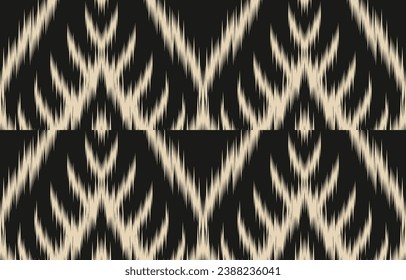Ethnic abstract ikat art. Aztec ornament print. geometric ethnic pattern seamless  color oriental.  Design for background ,curtain, carpet, wallpaper, clothing, wrapping, Batik, vector illustration.