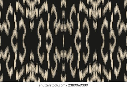 Ethnic abstract ikat art. Aztec ornament print. geometric ethnic pattern seamless  color oriental.  Design for background ,curtain, carpet, wallpaper, clothing, wrapping, Batik, vector illustration.