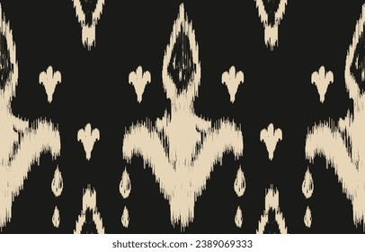 Ethnic abstract ikat art. Aztec ornament print. geometric ethnic pattern seamless  color oriental.  Design for background ,curtain, carpet, wallpaper, clothing, wrapping, Batik, vector illustration.