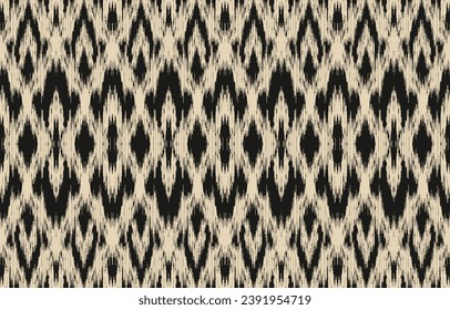 Ethnic abstract ikat art. Aztec ornament print. geometric ethnic pattern seamless  color oriental.  Design for background ,curtain, carpet, wallpaper, clothing, wrapping, Batik, vector illustration.