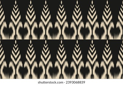 Ethnic abstract ikat art. Aztec ornament print. geometric ethnic pattern seamless  color oriental.  Design for background ,curtain, carpet, wallpaper, clothing, wrapping, Batik, vector illustration.