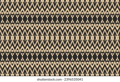 Ethnic abstract ikat art. Aztec ornament print. geometric ethnic pattern seamless  color oriental.  Design for background ,curtain, carpet, wallpaper, clothing, wrapping, Batik, vector illustration.