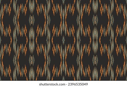 Ethnic abstract ikat art. Aztec ornament print. geometric ethnic pattern seamless  color oriental.  Design for background ,curtain, carpet, wallpaper, clothing, wrapping, Batik, vector illustration.
