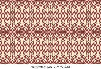 Ethnic abstract ikat art. Aztec ornament print. geometric ethnic pattern seamless  color oriental.  Design for background ,curtain, carpet, wallpaper, clothing, wrapping, Batik, vector illustration.