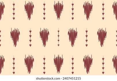 Ethnic abstract ikat art. Aztec ornament print. geometric ethnic pattern seamless  color oriental.  Design for background ,curtain, carpet, wallpaper, clothing, wrapping, Batik, vector illustration.