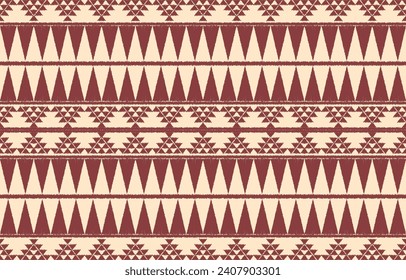 Ethnic abstract ikat art. Aztec ornament print. geometric ethnic pattern seamless  color oriental.  Design for background ,curtain, carpet, wallpaper, clothing, wrapping, Batik, vector illustration.