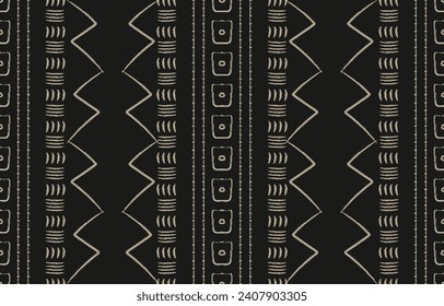 Ethnic abstract ikat art. Aztec ornament print. geometric ethnic pattern seamless  color oriental.  Design for background ,curtain, carpet, wallpaper, clothing, wrapping, Batik, vector illustration.