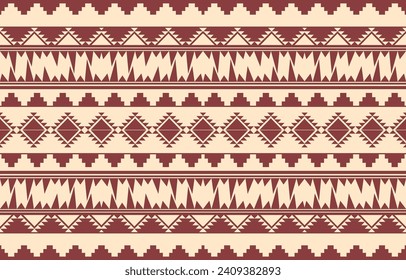 Ethnic abstract ikat art. Aztec ornament print. geometric ethnic pattern seamless  color oriental.  Design for background ,curtain, carpet, wallpaper, clothing, wrapping, Batik, vector illustration.