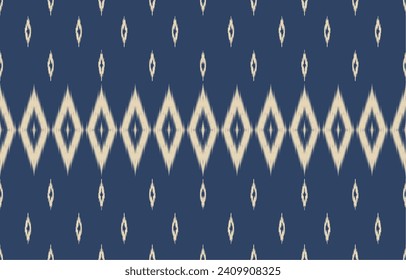 Ethnic abstract ikat art. Aztec ornament print. geometric ethnic pattern seamless  color oriental.  Design for background ,curtain, carpet, wallpaper, clothing, wrapping, Batik, vector illustration.