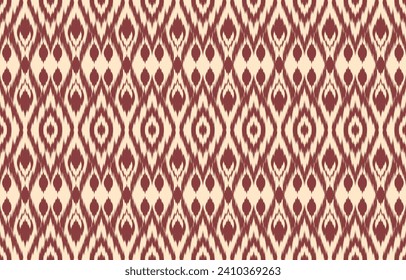 Ethnic abstract ikat art. Aztec ornament print. geometric ethnic pattern seamless  color oriental.  Design for background ,curtain, carpet, wallpaper, clothing, wrapping, Batik, vector illustration.