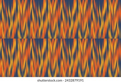 Ethnic abstract ikat art. Aztec ornament print. geometric ethnic pattern seamless  color oriental.  Design for background ,curtain, carpet, wallpaper, clothing, wrapping, Batik, vector illustration.