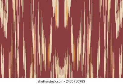 Ethnic abstract ikat art. Aztec ornament print. geometric ethnic pattern seamless  color oriental.  Design for background ,curtain, carpet, wallpaper, clothing, wrapping, Batik, vector illustration.