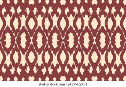 Ethnic abstract ikat art. Aztec ornament print. geometric ethnic pattern seamless  color oriental.  Design for background ,curtain, carpet, wallpaper, clothing, wrapping, Batik, vector illustration.