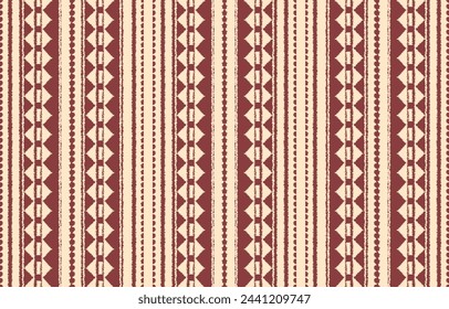 Ethnic abstract ikat art. Aztec ornament print. geometric ethnic pattern seamless  color oriental.  Design for background ,curtain, carpet, wallpaper, clothing, wrapping, Batik, vector illustration.