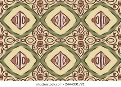 Ethnic abstract ikat art. Aztec ornament print. geometric ethnic pattern seamless color oriental. Design for background ,curtain, carpet, wallpaper, clothing, wrapping, Batik, vector illustration.