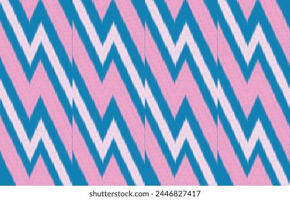 Ethnic abstract ikat art. Aztec ornament print. geometric ethnic pattern seamless  color oriental.  Design for background ,curtain, carpet, wallpaper, clothing, wrapping, Batik, vector illustration.