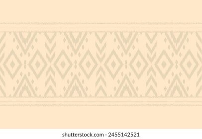 Ethnic abstract ikat art. Aztec ornament print. geometric ethnic pattern seamless  color oriental.  Design for background ,curtain, carpet, wallpaper, clothing, wrapping, Batik, vector illustration.