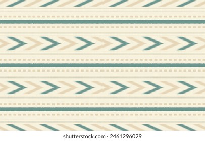 Ethnic abstract ikat art. Aztec ornament print. geometric ethnic pattern seamless  color oriental.  Design for background ,curtain, carpet, wallpaper, clothing, wrapping, Batik, vector illustration.