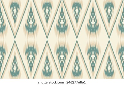 Ethnic abstract ikat art. Aztec ornament print. geometric ethnic pattern seamless  color oriental.  Design for background ,curtain, carpet, wallpaper, clothing, wrapping, Batik, vector illustration.