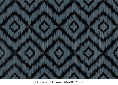 Ethnic abstract ikat art. Aztec ornament print. geometric ethnic pattern seamless. Design for background ,curtain, carpet, wallpaper, clothing, wrapping, Batik, vector illustration.