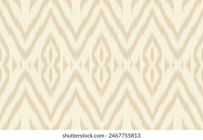 Ethnic abstract ikat art. Aztec ornament print. geometric ethnic pattern seamless  color oriental.  Design for background ,curtain, carpet, wallpaper, clothing, wrapping, Batik, vector illustration.