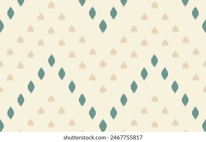 Ethnic abstract ikat art. Aztec ornament print. geometric ethnic pattern seamless  color oriental.  Design for background ,curtain, carpet, wallpaper, clothing, wrapping, Batik, vector illustration.