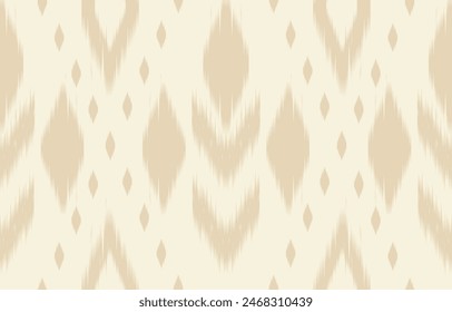 Ethnische abstrakte ikat Kunst. Aztekischer Ornamentendruck. Geometrische ethnische Muster nahtlose Farbe Orientalisch.  Design für Hintergrund, Vorhang, Teppich, Bildschirmhintergrund, Bekleidung, Verpackung, Batik, Vektorillustration.