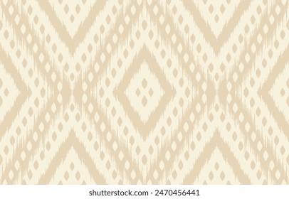 Ethnic abstract ikat art. Aztec ornament print. geometric ethnic pattern seamless  color oriental.  Design for background ,curtain, carpet, wallpaper, clothing, wrapping, Batik, vector illustration.