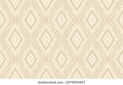 Ethnic abstract ikat art. Aztec ornament print. geometric ethnic pattern seamless  color oriental.  Design for background ,curtain, carpet, wallpaper, clothing, wrapping, Batik, vector illustration.