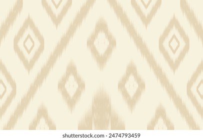 Ethnic abstract ikat art. Aztec ornament print. geometric ethnic pattern seamless  color oriental.  Design for background ,curtain, carpet, wallpaper, clothing, wrapping, Batik, vector illustration.