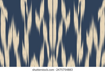 Ethnic abstract ikat art. Aztec ornament print. geometric ethnic pattern seamless  color oriental.  Design for background ,curtain, carpet, wallpaper, clothing, wrapping, Batik, vector illustration.