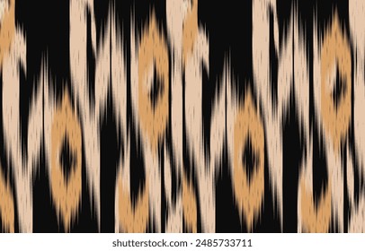 Ethnic abstract ikat art. Aztec ornament print. geometric ethnic pattern seamless  color oriental.  Design for background ,curtain, carpet, wallpaper, clothing, wrapping, Batik, vector illustration.