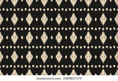 Ethnic abstract ikat art. Aztec ornament print. geometric ethnic pattern seamless  color oriental.  Design for background ,curtain, carpet, wallpaper, clothing, wrapping, Batik, vector illustration.