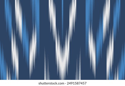 Ethnic abstract ikat art. Aztec ornament print. geometric ethnic pattern seamless  color oriental.  Design for background ,curtain, carpet, wallpaper, clothing, wrapping, Batik, vector illustration.