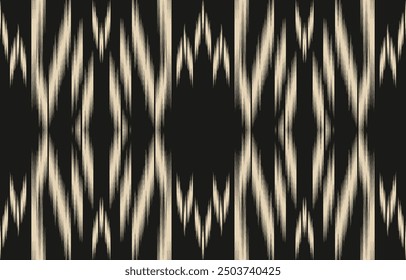 Ethnic abstract ikat art. Aztec ornament print. geometric ethnic pattern seamless  color oriental.  Design for background ,curtain, carpet, wallpaper, clothing, wrapping, Batik, vector illustration.