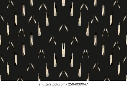 Ethnic abstract ikat art. Aztec ornament print. geometric ethnic pattern seamless  color oriental.  Design for background ,curtain, carpet, wallpaper, clothing, wrapping, Batik, vector illustration.