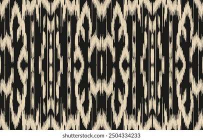 Ethnic abstract ikat art. Aztec ornament print. geometric ethnic pattern seamless  color oriental.  Design for background ,curtain, carpet, wallpaper, clothing, wrapping, Batik, vector illustration.