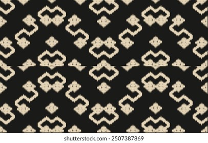Ethnic abstract ikat art. Aztec ornament print. geometric ethnic pattern seamless  color oriental.  Design for background ,curtain, carpet, wallpaper, clothing, wrapping, Batik, vector illustration.