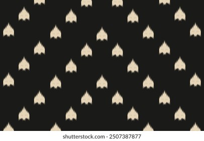 Ethnic abstract ikat art. Aztec ornament print. geometric ethnic pattern seamless  color oriental.  Design for background ,curtain, carpet, wallpaper, clothing, wrapping, Batik, vector illustration.