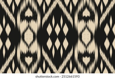 Ethnic abstract ikat art. Aztec ornament print. geometric ethnic pattern seamless  color oriental.  Design for background ,curtain, carpet, wallpaper, clothing, wrapping, Batik, vector illustration.