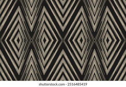 Ethnic abstract ikat art. Aztec ornament print. geometric ethnic pattern seamless  color oriental.  Design for background ,curtain, carpet, wallpaper, clothing, wrapping, Batik, vector illustration.