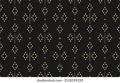 Ethnic abstract ikat art. Aztec ornament print. geometric ethnic pattern seamless  color oriental.  Design for background ,curtain, carpet, wallpaper, clothing, wrapping, Batik, vector illustration.